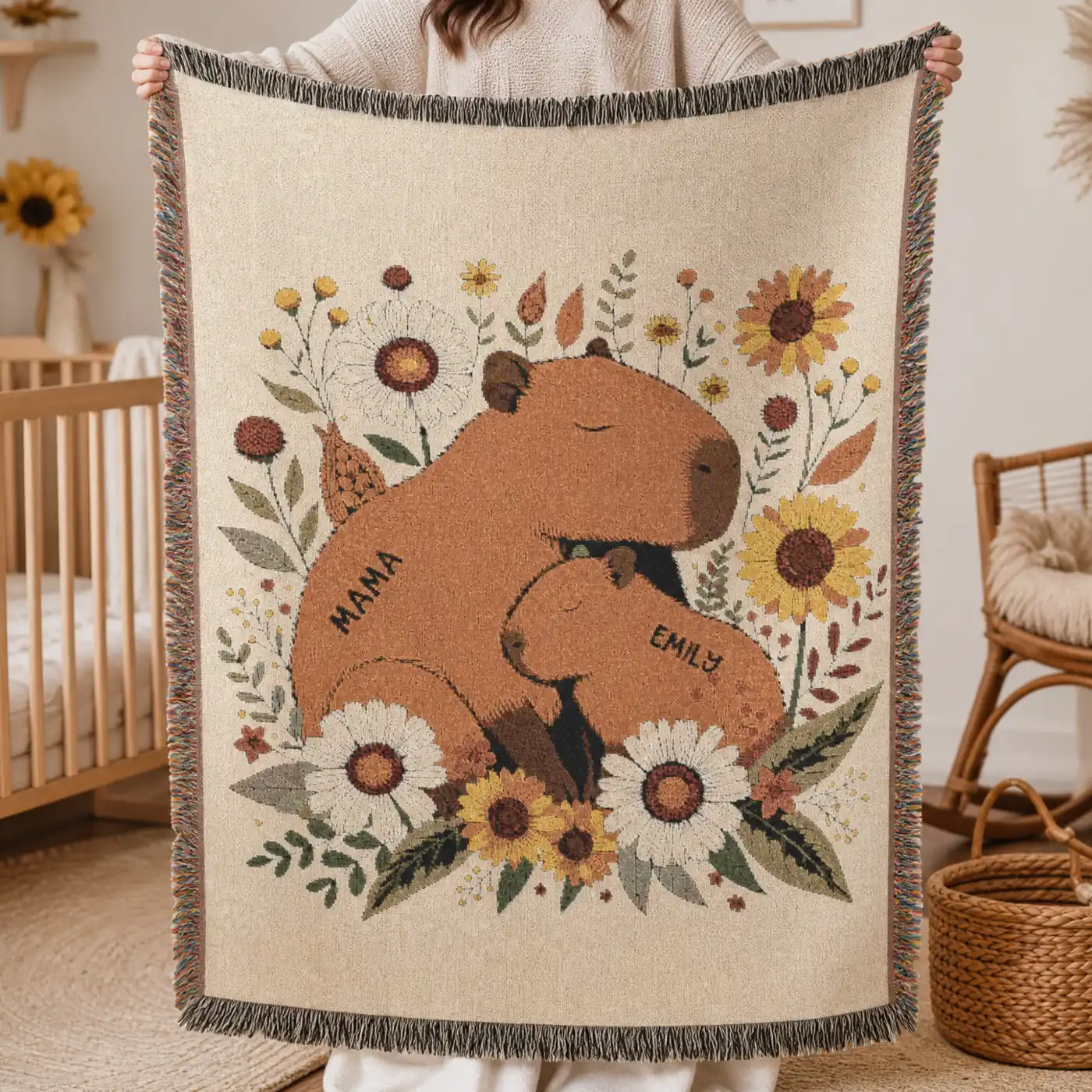 The Capybara Blanket — a gift for the most unbothered person you know.